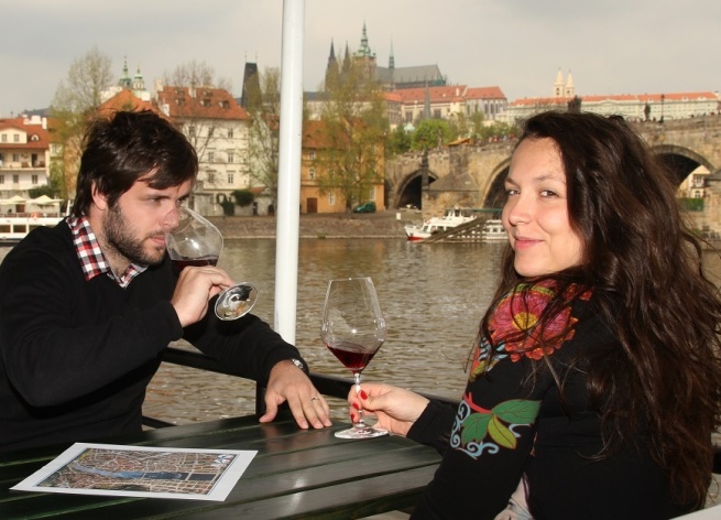 Oběd na lodi - Praha